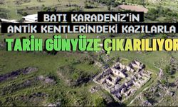 Batı Karadeniz'in antik kentlerindeki kazılarla tarih gün yüzüne çıkarılıyor