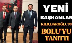 YENİ BAŞKANLAR KILIÇDAROĞLU’NA BOLU’YU ANLATTI