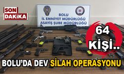 Bolu’da dev silah operasyonu
