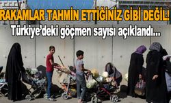 RAKAMLAR TAHMİN ETTİĞİNİZ GİBİ DEĞİL!  Türkiye’deki göçmen sayısı açıklandı…