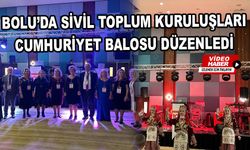 Bolu'da sivil toplum kuruluşları cumhuriyet balosu düzenledi