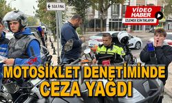 Motosiklet denetiminde ceza yağdı
