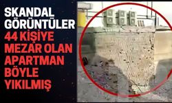 Skandal görüntüler: 44 kişiye mezar olan Said Bey Apartmanı böyle yıkılmış