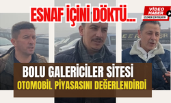 BOLU GALERİCİLER SİTESİ ESNAFI OTOMOBİL PİYASASINI DEĞERLENDİRDİ