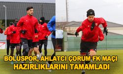 Boluspor, Ahlatcı Çorum FK maçı hazırlıklarını tamamladı