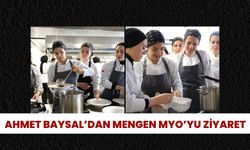 Ahmet Baysal’dan Mengen MYO’yu ziyaret