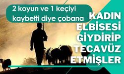 2 koyun ve 1 keçiyi kaybetti diye çobana kadın elbisesi giydirip tecavüz etmişler!