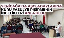 Yeniçağa'da aşçı adaylarına kuru fasulye pişirmenin incelikleri anlatıldı