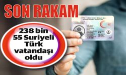 238 bin 55 Suriyeli Türk vatandaşlığı aldı