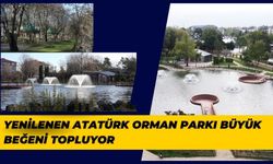 Yenilenen Atatürk Orman Parkı büyük beğeni topluyor