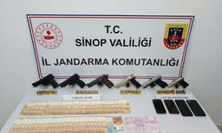 Sinop’ta ruhsatsız silah operasyonu: 5 gözaltı