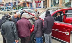 Türkiye'nin yerli otomobili TOGG’a Beyköy’de yoğun ilgi gördü