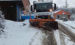 Zonguldak'ta karla mücadele çalışmaları sürüyor