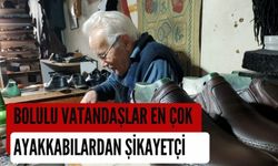 Bolulu vatandaşlar en çok ayakkabılardan şikayetçi