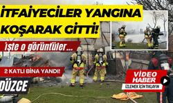 İtfaiyeciler yangına koşarak gitti!