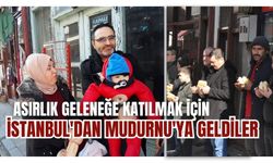 Asırlık geleneğe katılmak için İstanbul'dan Mudurnu'ya geldiler