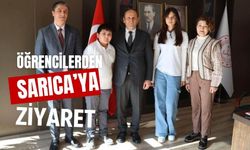 Öğrencilerden Sarıca’ya ziyaret