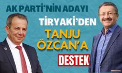 AK Parti’nin adayı Tiryaki’den Tanju Özcan’a destek