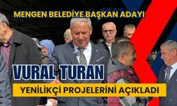 AK Parti Mengen Belediye Başkan Adayı Vural Turan, Yenilikçi Projelerini Açıkladı