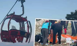 Antalya'da korku dolu anlar! Teleferik kabini düştü: 1 ölü, 7 yaralı