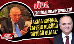 Erdoğan arayıp tebrik etti: “Takma kafana, zaferin küçüğü büyüğü olmaz”
