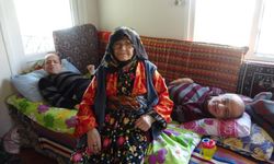 Sivas'ta 93 yaşında anne 60 yıldır engelli çocuklarına bakıyor: İnsan ciğerini bırakamaz...