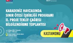 Karadeniz Havzasında Sınır Ötesi İşbirliği Programı bilgilendirme toplantısı Kastamonu’da yapılacak