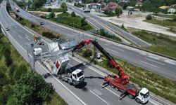 Damperi açık kalınca havada askıda kaldı