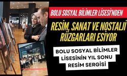 BOLU SOSYAL BİLİMLER LİSESİ’NDEN RESİM, SANAT VE  NOSTALJİ RÜZGARLARI ESİYOR