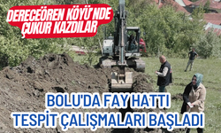 Bolu'da fay hattı tespit çalışmaları başladı