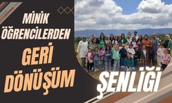 MİNİK ÖĞRENCİLERDEN GERİ DÖNÜŞÜM ŞENLİĞİ