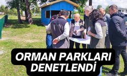 ORMAN PARKLARI DENETLENDİ