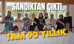 Sandıktan çıktı, tam 90 yıllık