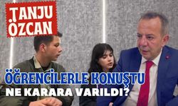 Tanju Özcan ile öğrenciler konuştu, Ne karara vardılar?