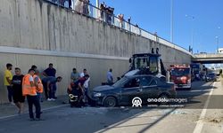 Sinop’ta aydınlatma direğine çarpan otomobildeki 4 kişi yaralandı