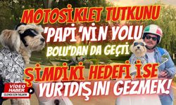 Motosiklet tutkunu 'Papi'nin yolu Bolu’dan da geçti