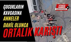 Çocukların kavgasına anneler de dahil olunca ortalık karıştı