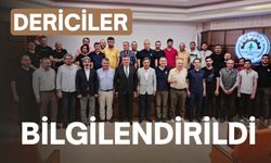 DERİCİLER BİLGİLENDİRİLDİ