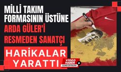 Milli Takım Formasının Üstüne Arda Güler'i Resmeden Sanatçı Harikalar Yarattı