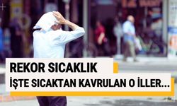 Rekor sıcaklık: İşte sıcaktan kavrulan o iller...