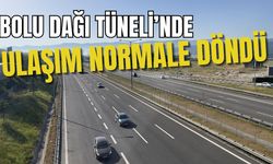 Bolu Dağı Tüneli’nde ulaşım normale döndü