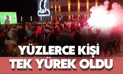 Yüzlerce kişi tek yürek oldu