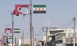 Suriye'de Türk Bayrağı ve Türk plakalı araçlara saldırı
