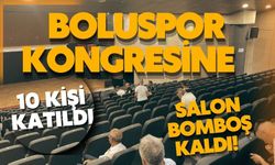 Boluspor kongresine 10 kişi katıldı