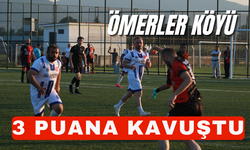 Ömerler Köyü 3 puana kavuştu