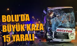 TEM’in Bolu geçişinde 2 yolcu otobüsü çarpıştı: 15 yaralı