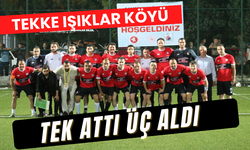 Tekke Işıklar Köyü Tek Attı Üç Aldı