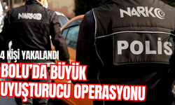 Bolu’da büyük uyuşturucu operasyonu: 4 kişi yakalandı