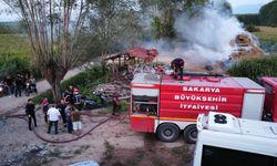 Çocukların kibritle oyunu yangına sebep oldu: 990 balya saman kül oldu