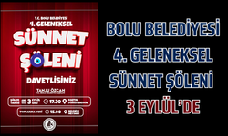 Bolu Belediyesi 4. Geleneksel Sünnet Şöleni 3 Eylül’de